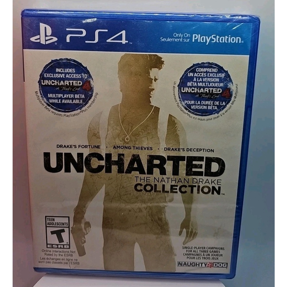 Uncharted: The Nathan Drake Collection (Sony PS4 2018) New Sealed Not For Resale